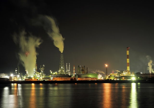 大竹市の工場夜景